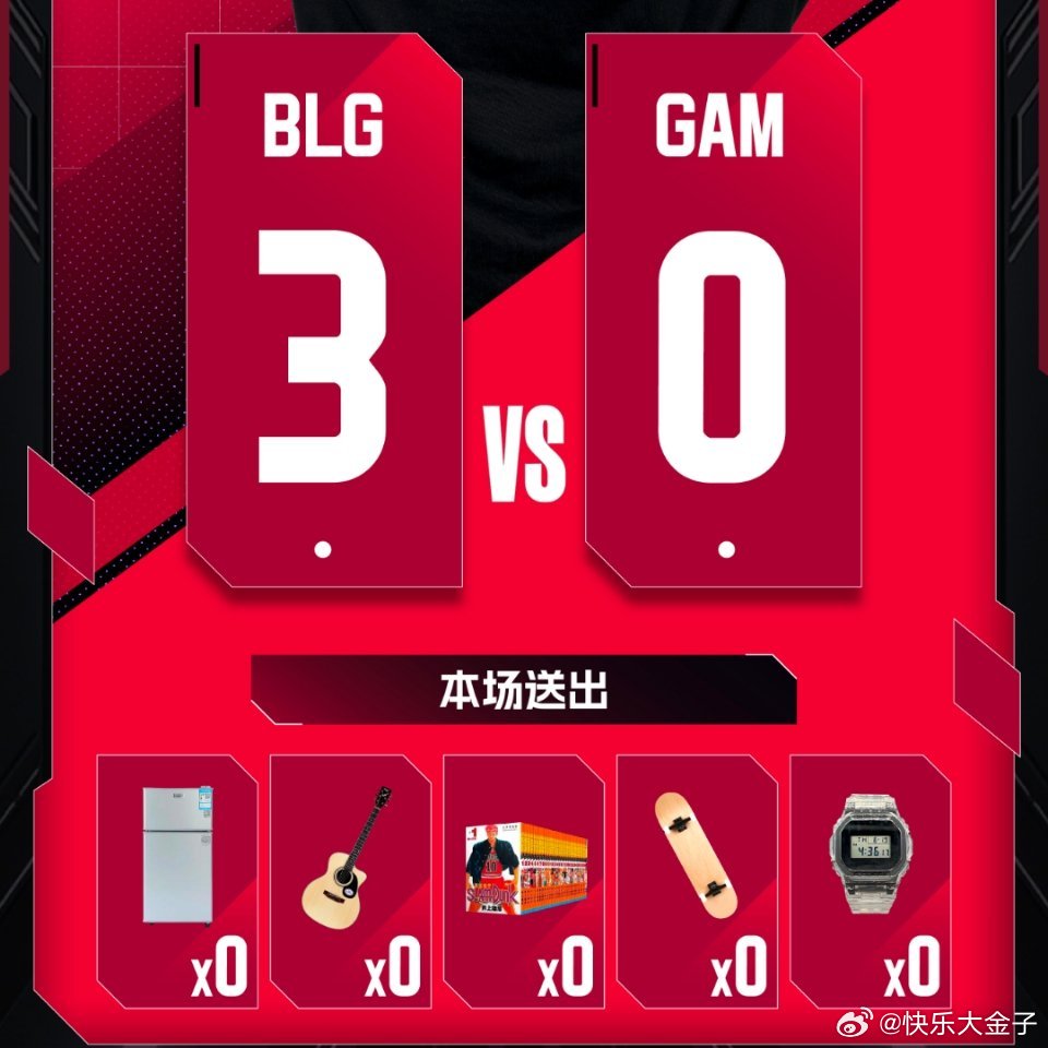 BLG的赞助商搞了一个很有意思的MSI抽象福利：BLG送了，那就送礼物；BLG不
