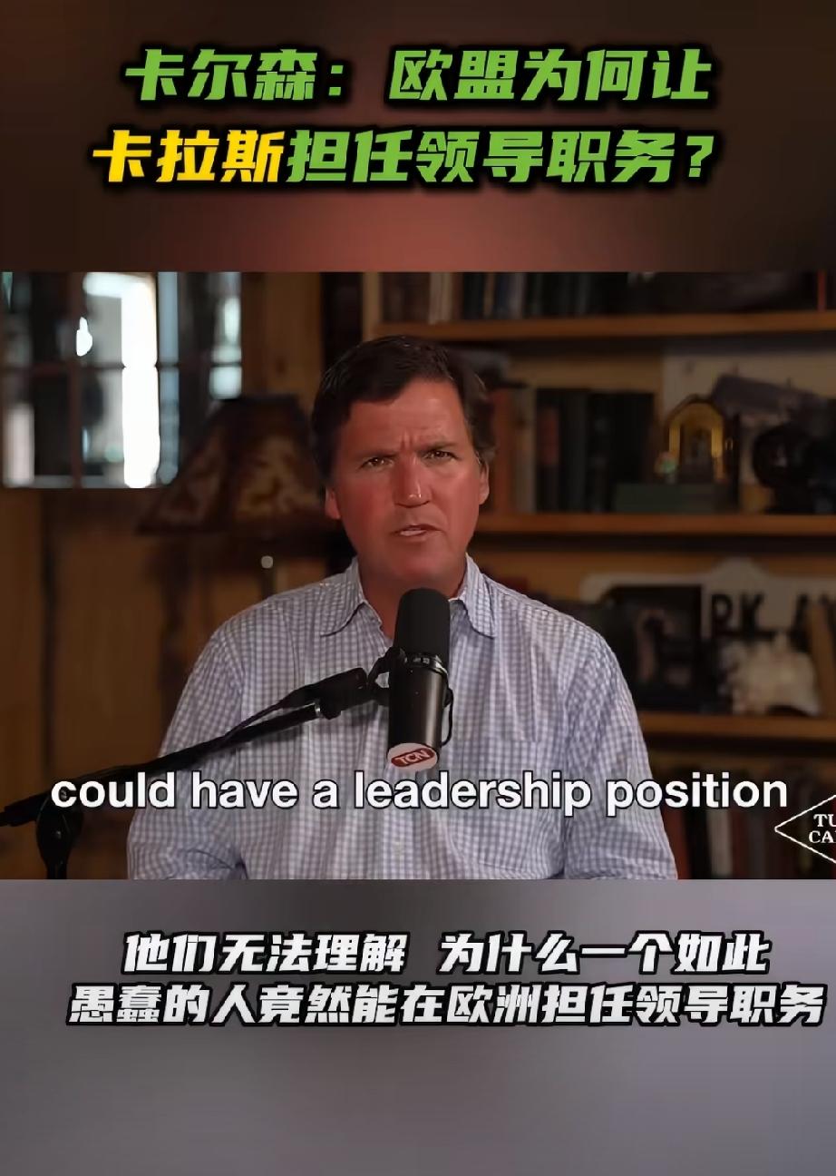 笑死人，美国主持人接触欧盟外长后吐槽：这么蠢的人也能执掌欧洲外交？2026年