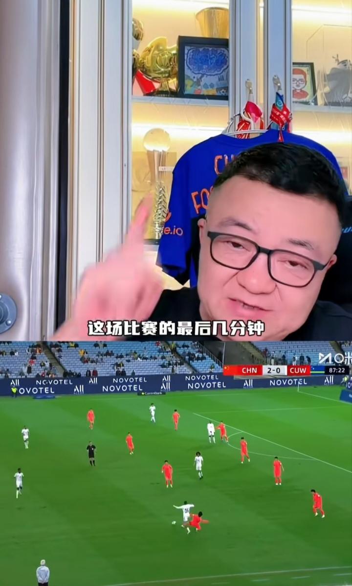 著名解说员董路表示，与库拉索的最后五分钟是中国足球的未来。董路认为，最后五分钟