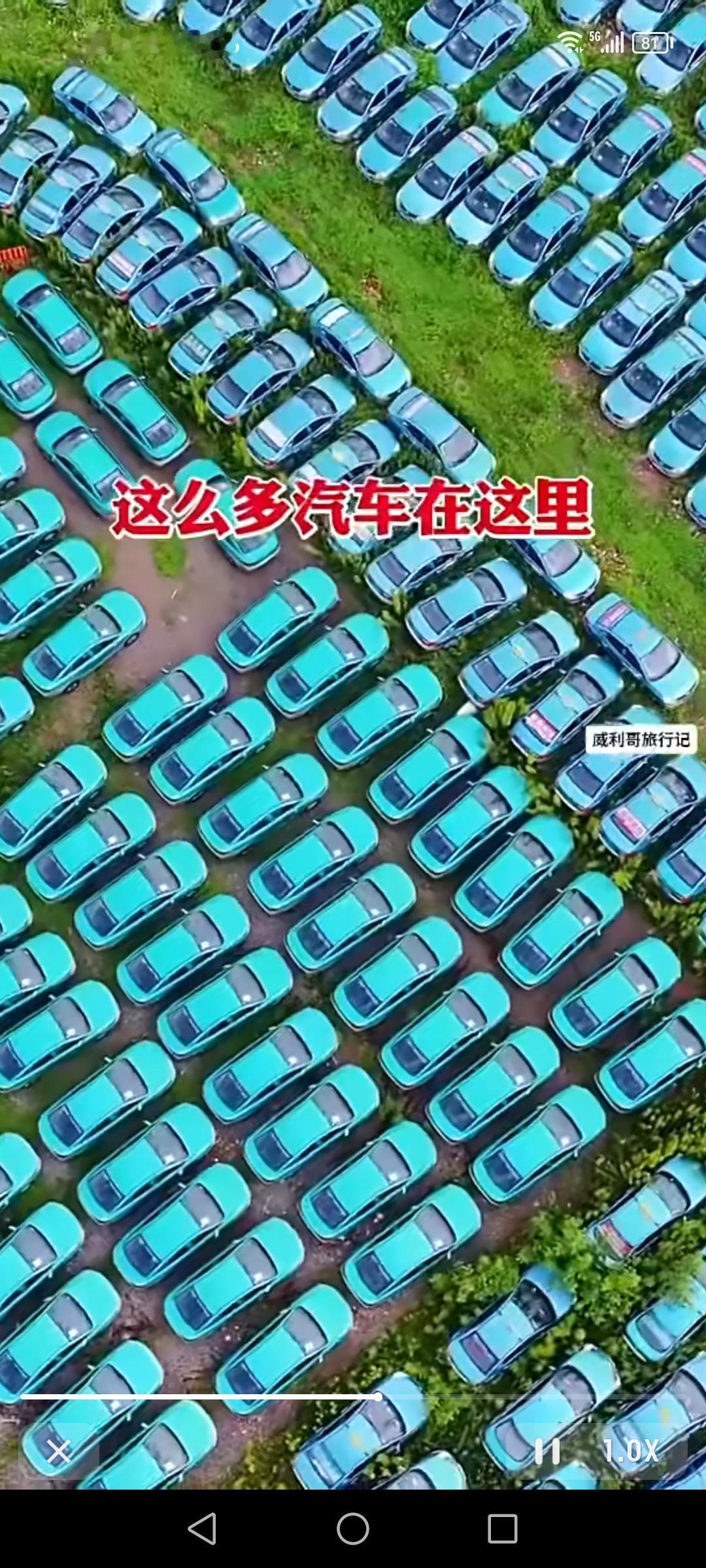 最近网传杭州上千辆新能源汽车被弃，四周杂草丛生都盖过了车。其实这“汽车坟场”另有