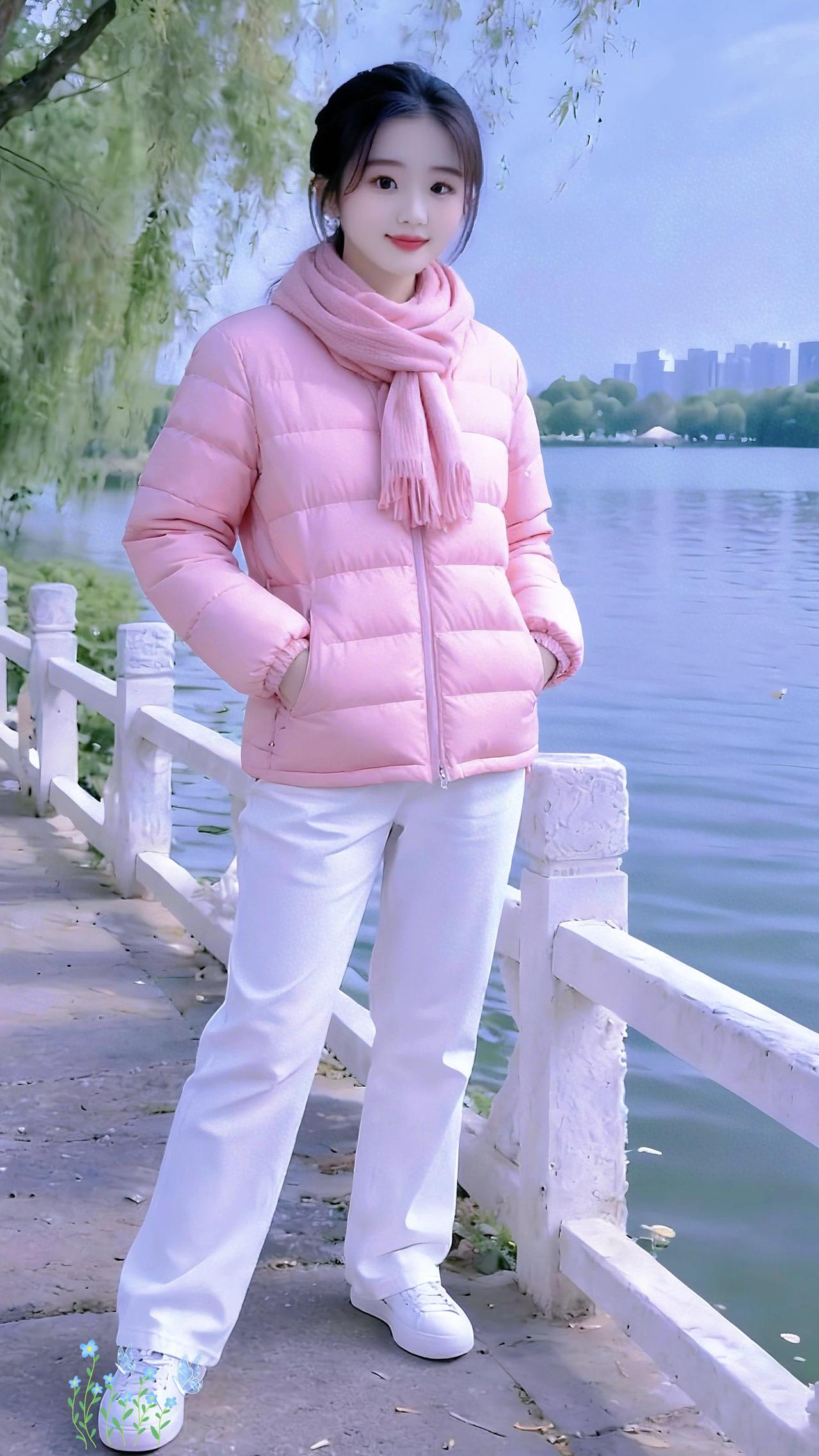 湖边姐姐小妹崽