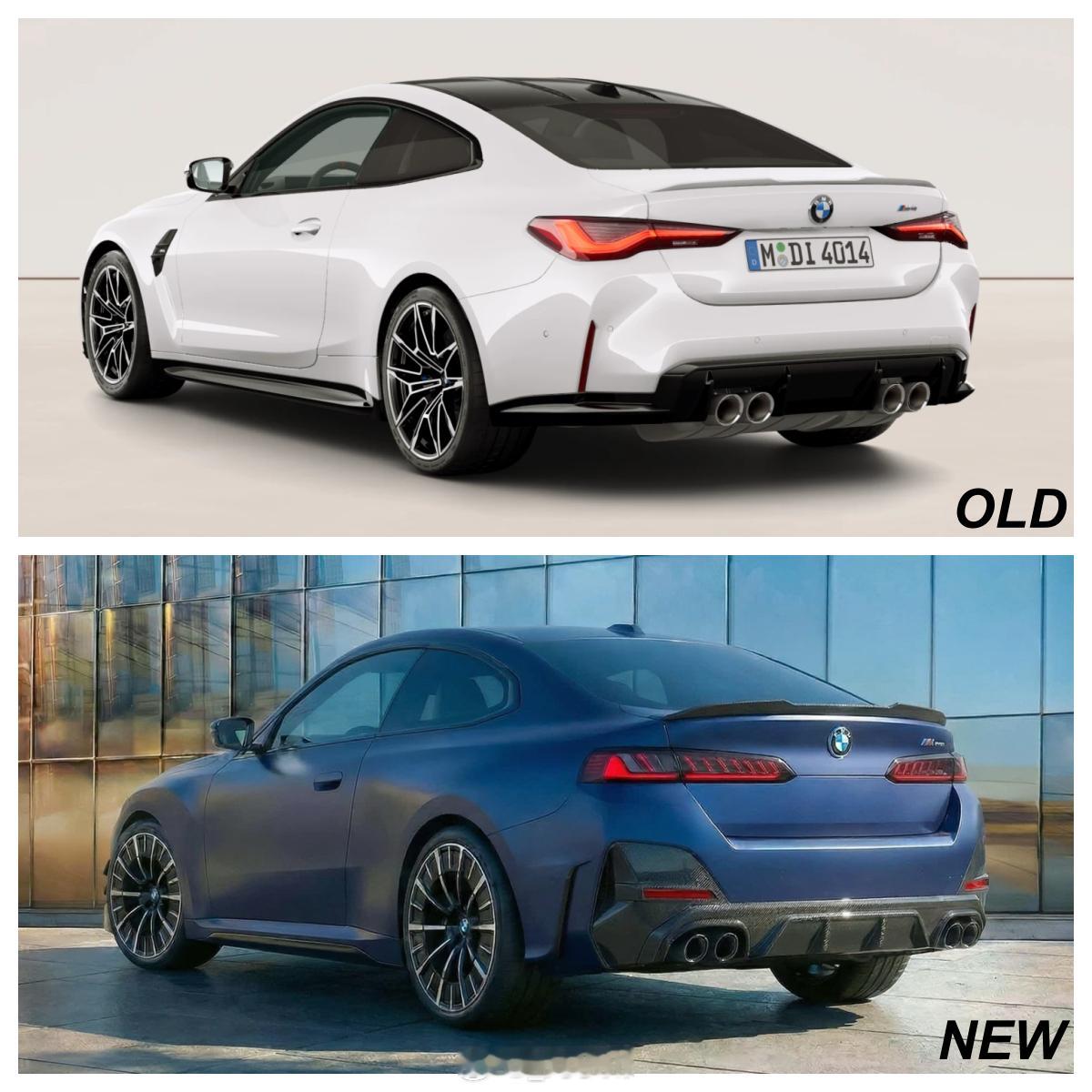 下一代宝马4系/M4渲染图【新车渲染】下一代宝马4系/M4渲染图，和现款相比，