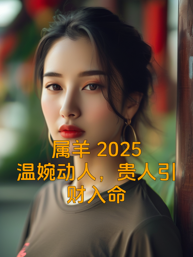 属羊2025：温婉动人，贵人引财入命