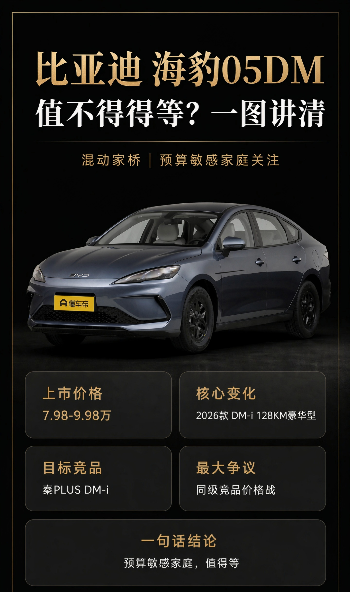 海豹05DM到底值不值得等？