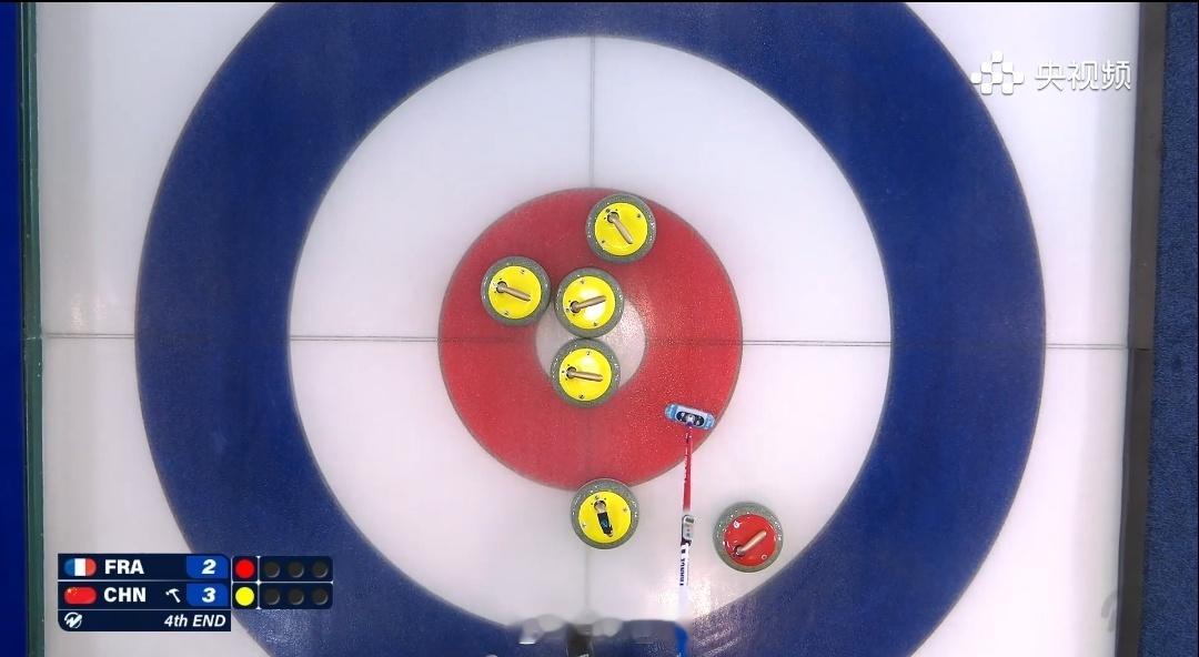 米兰冬奥会冰壶落选赛第四局又有拿大分的机会啊