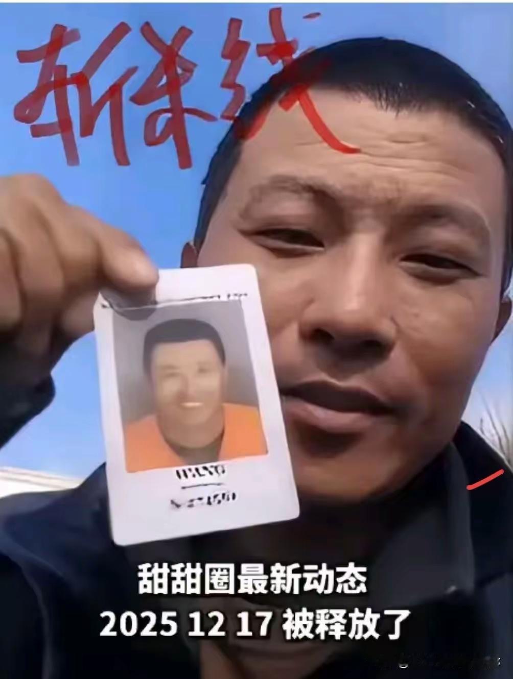 前段时间甜甜圈进去了，然后又被神秘大哥保出来了。后来说是被保释公司保出来的，因