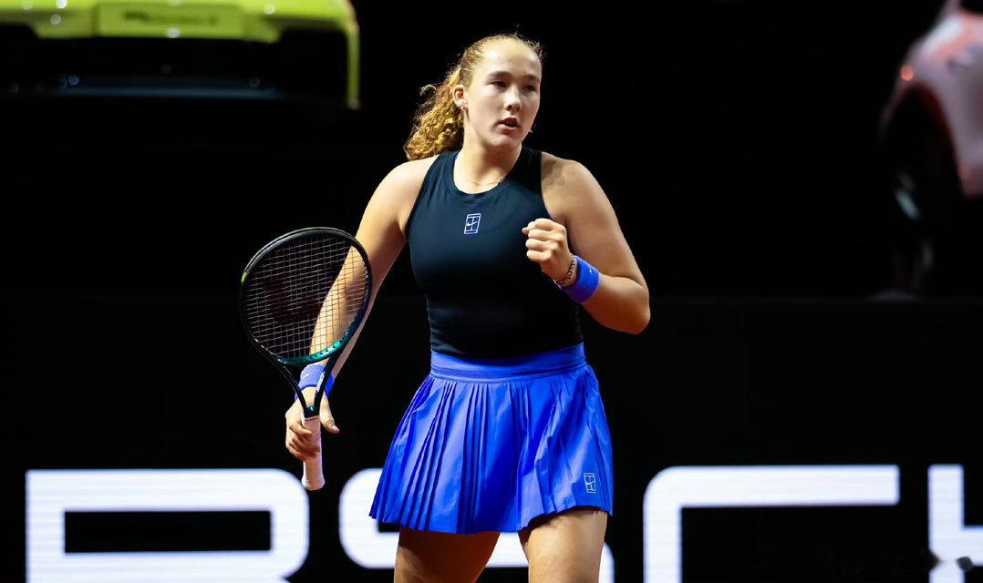小米辣淘汰卫冕🏆奥胖WTA500斯图加特站首轮焦点对决，上周林茨站冠军、6号种
