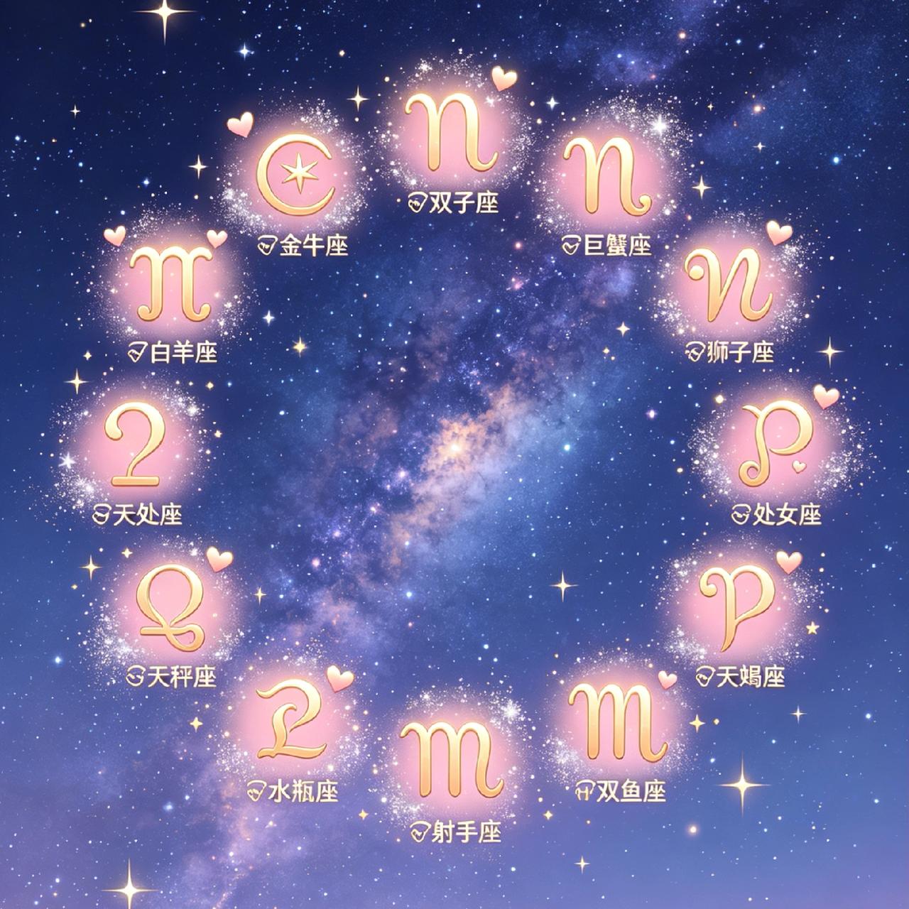12星座的爱情真相：看懂谁在真心爱你✨感情里，每个星座都有专属的爱与痛，没