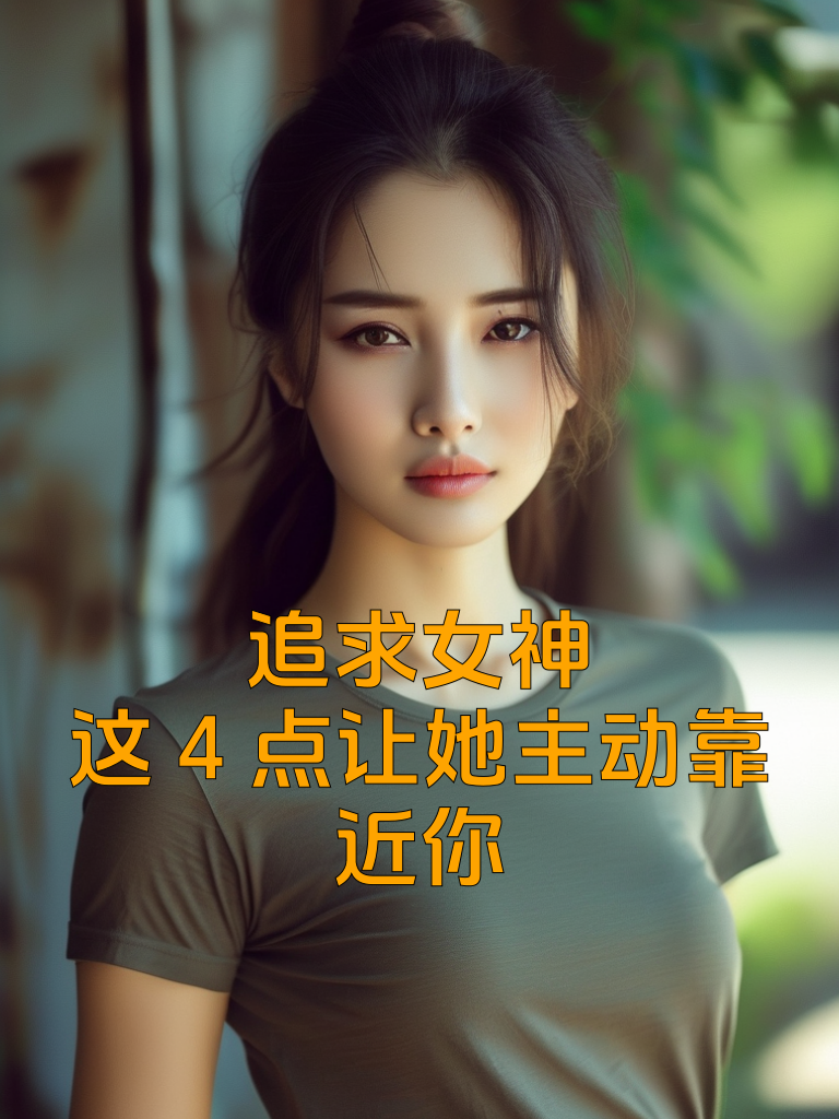 追求女神，这4点让她主动靠近你