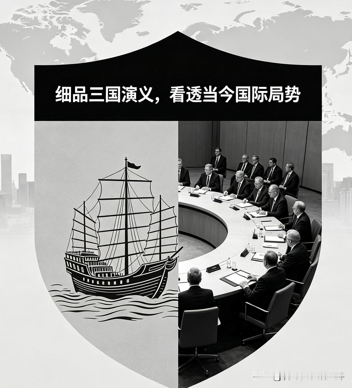 细品三国演义，看透当今世界局势闲来品读三国演义，再对照如今全球大国博弈，越看