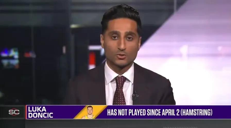 这个应该不是烟雾弹了吧！刚看到shams在节目中提到了东契奇的伤病，说什么“恢