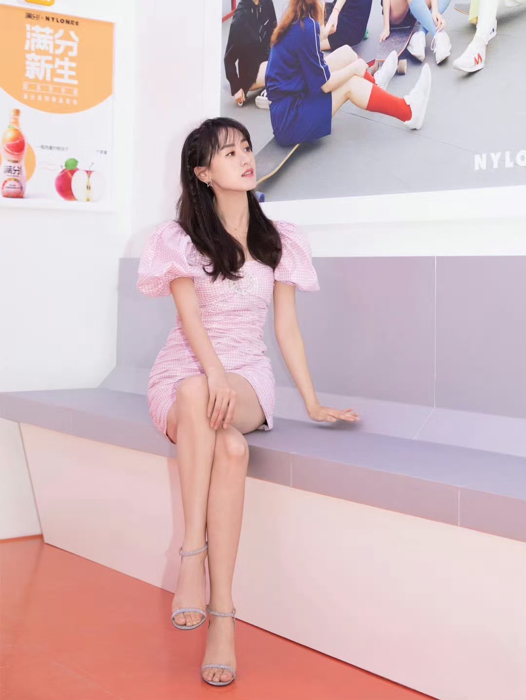 人间至甜袁冰妍甜甜的圆圆，美貌99分！！！不漏肩得扣1分~​​​