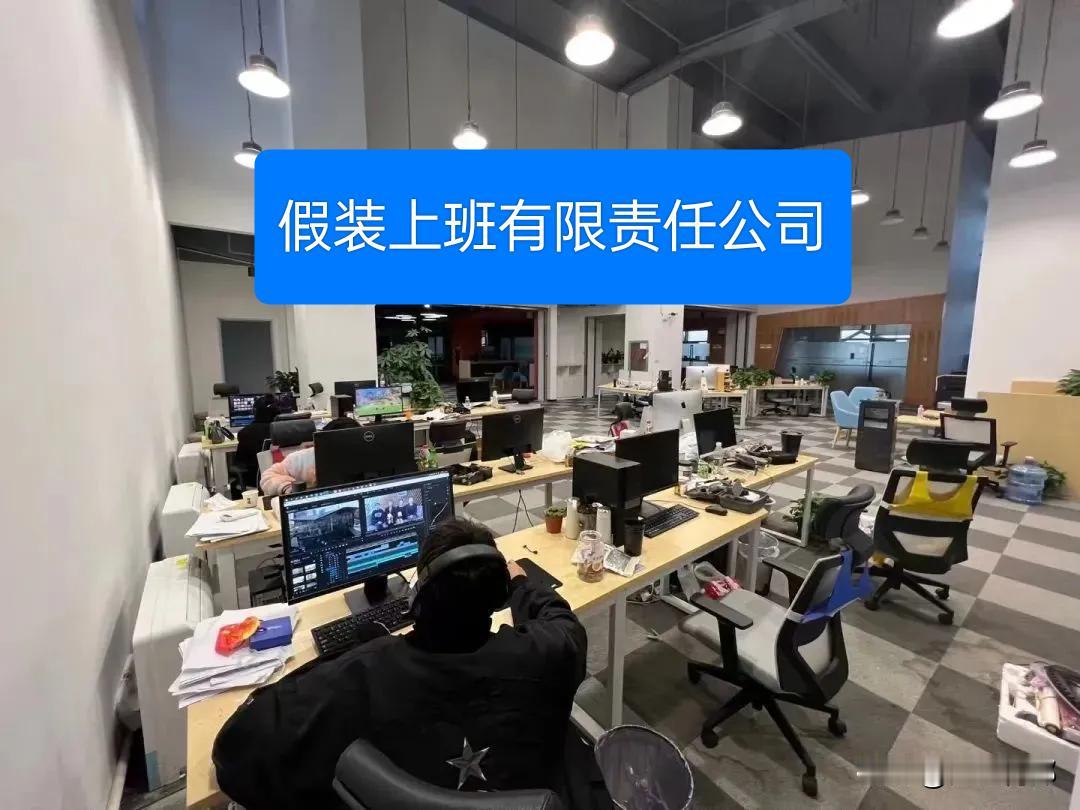 成都，一群人每天花20块钱去“上班”。刷卡进门，坐工位，开视频会，敲键盘回消