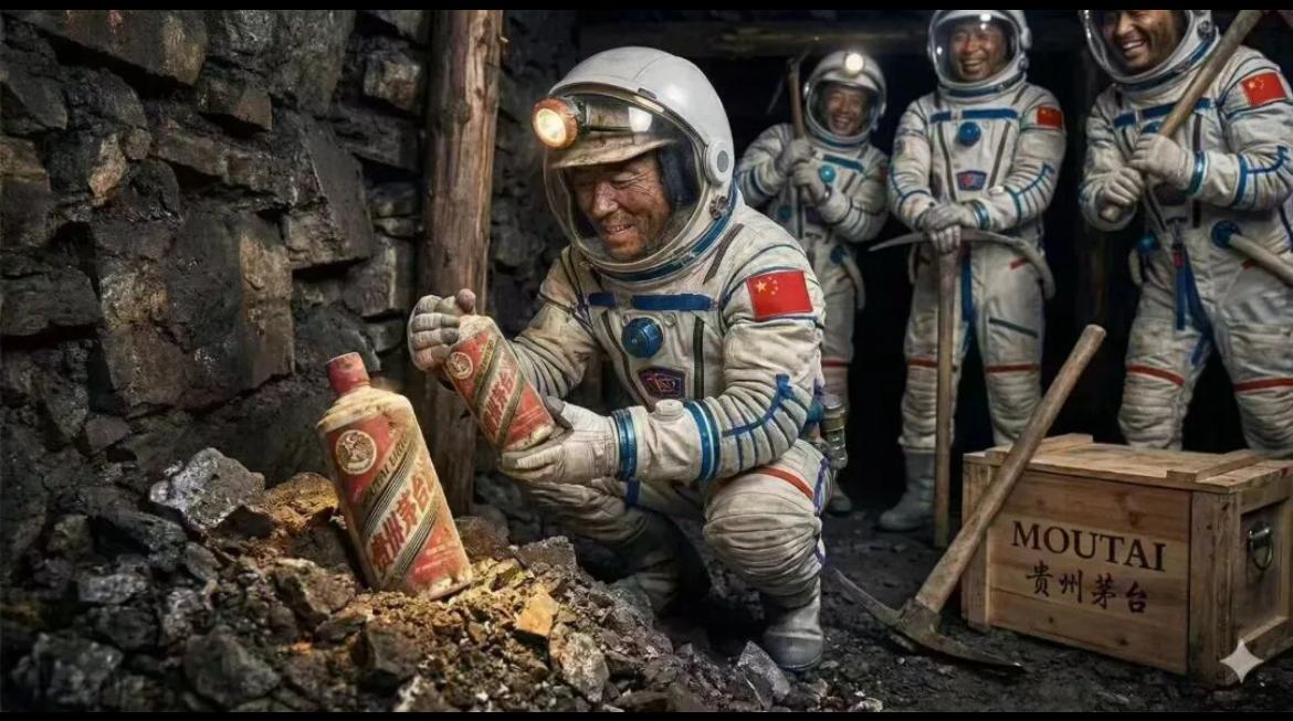 网上看到的段子[笑着哭][笑着哭]，茅台大涨的原因找到了[捂脸哭][捂脸哭]记者问什