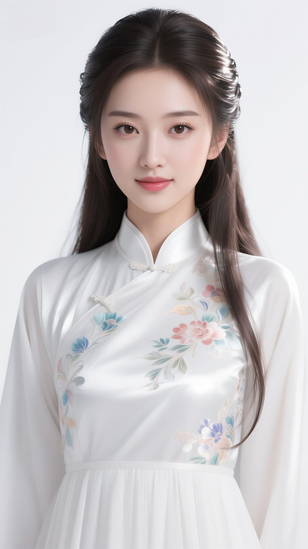 温柔古典，白衣飘飘，如诗如画。