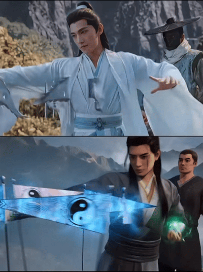 凡人修仙传剧版导演和动漫是一家的好处就是，随处可见的还原！​​​