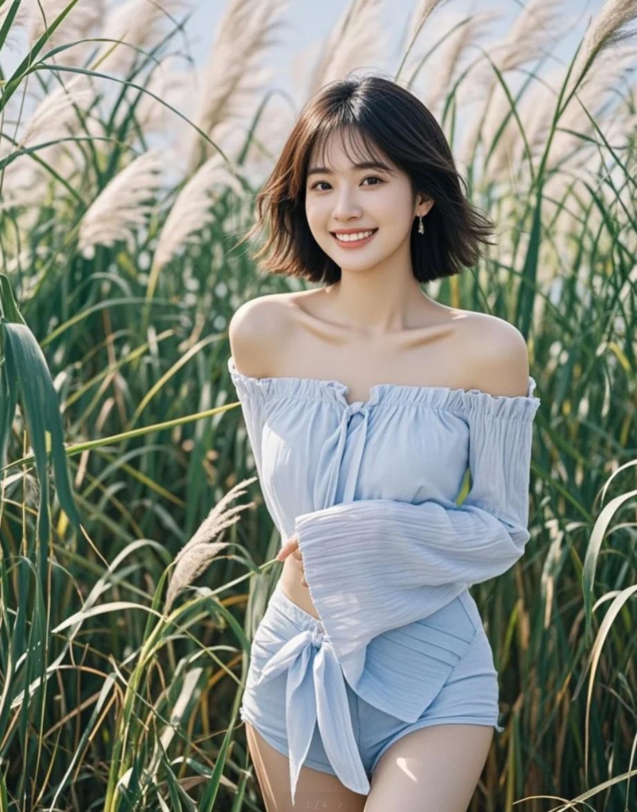 芦苇荡的呼吸，是她发梢的低语...你听见了吗？
