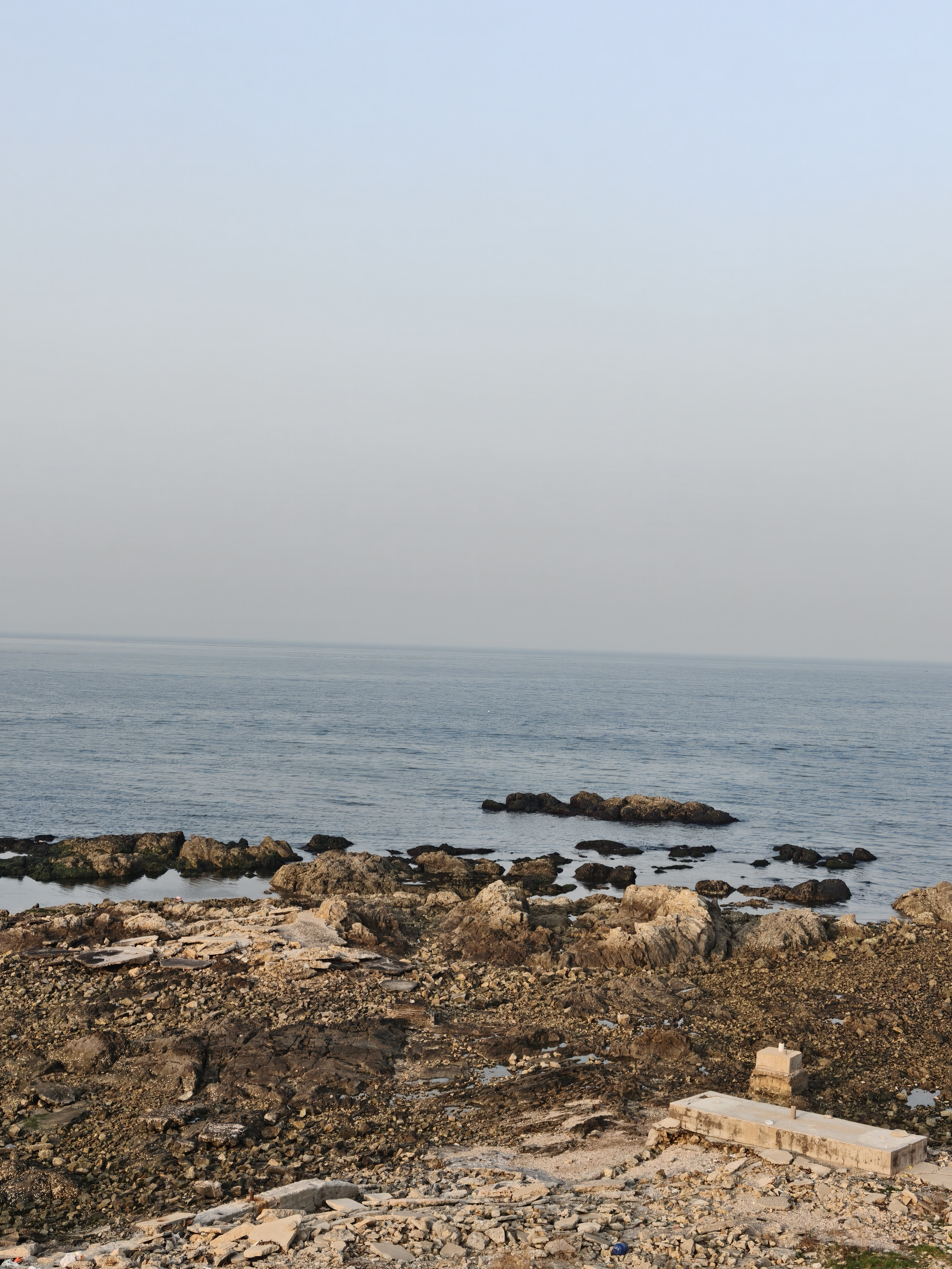 未开发的野海边