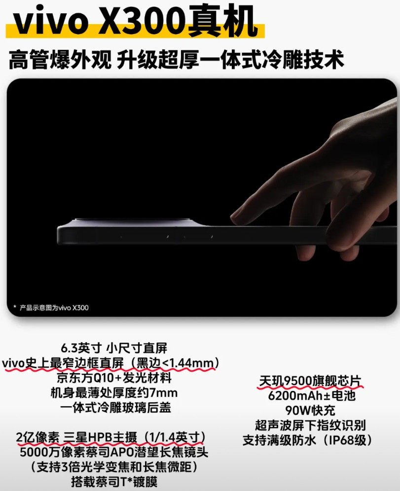 镜头升级还薄了？X300这不得卖爆？vivo高管又出来爆料了，感觉X300标