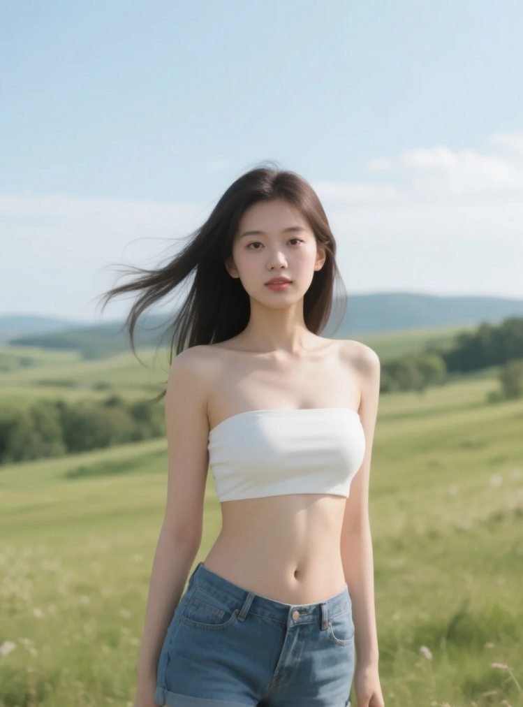 她就像那永不凋谢的野花，点缀着这片大地。