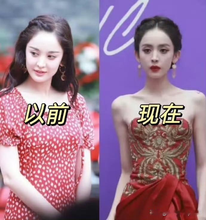 天，这张居然是娜扎最胖时期？这状态放普通人里也是颜值天花板吧！不过现在瘦下来