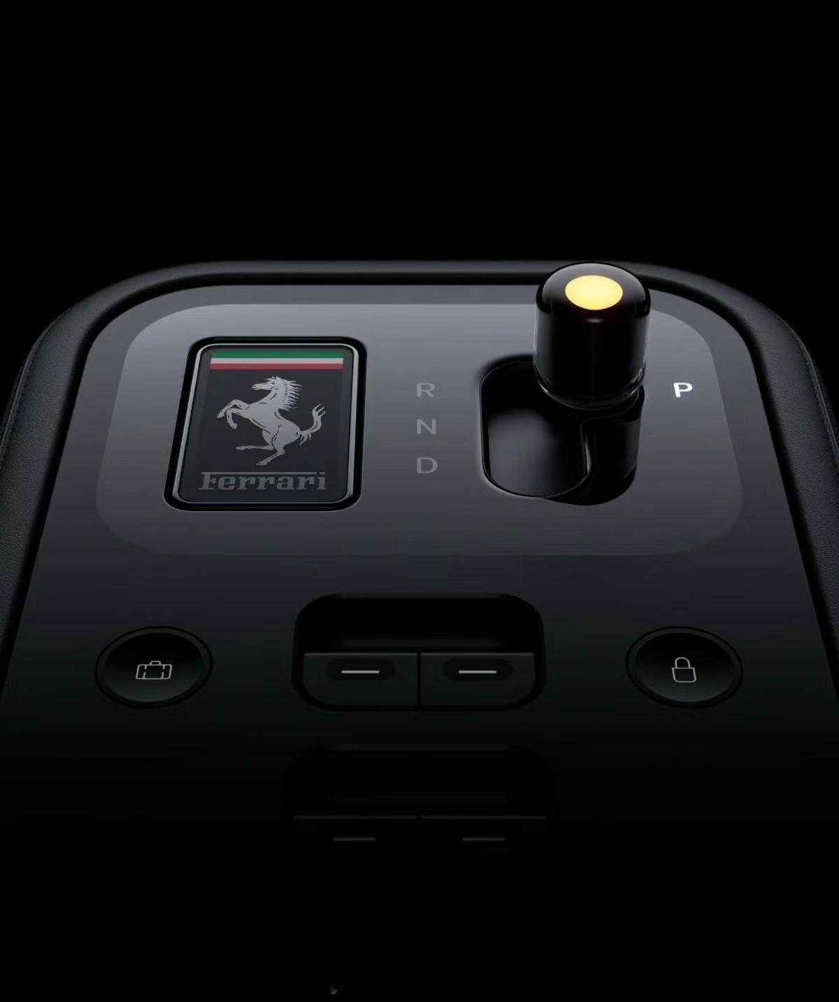 法拉利首款纯电车内饰曝光了，这风格看上去是不是一股果味？是的没错，因为这次法拉利