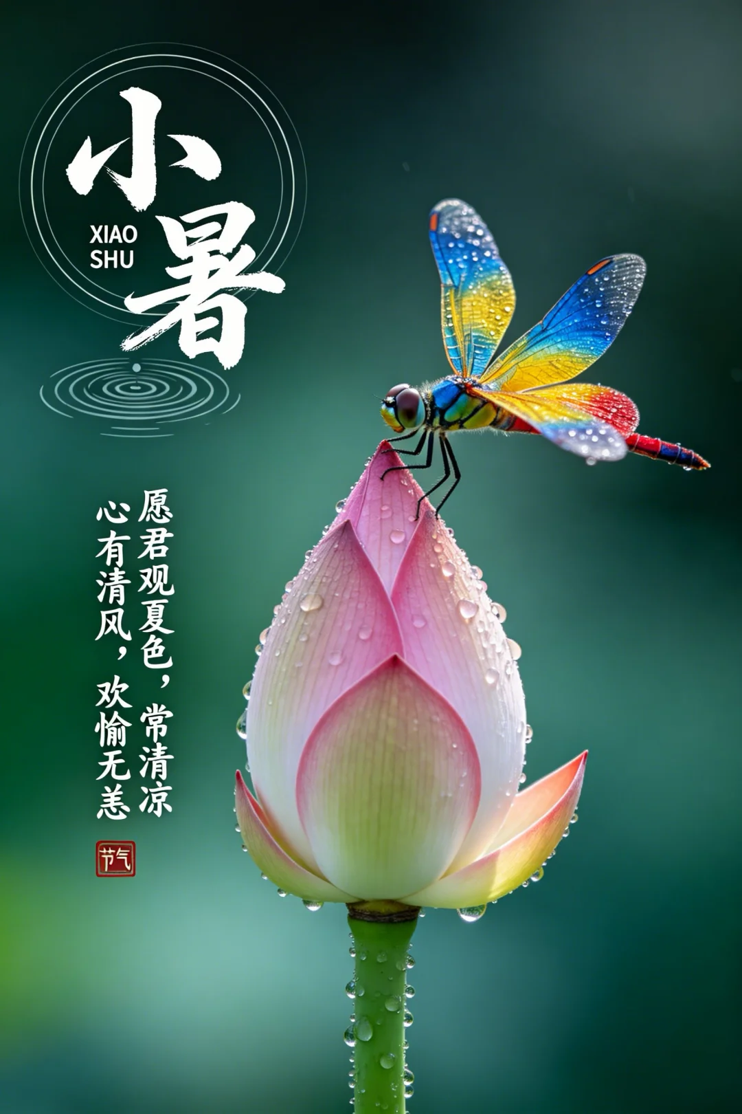 2026小暑节气图片壁纸