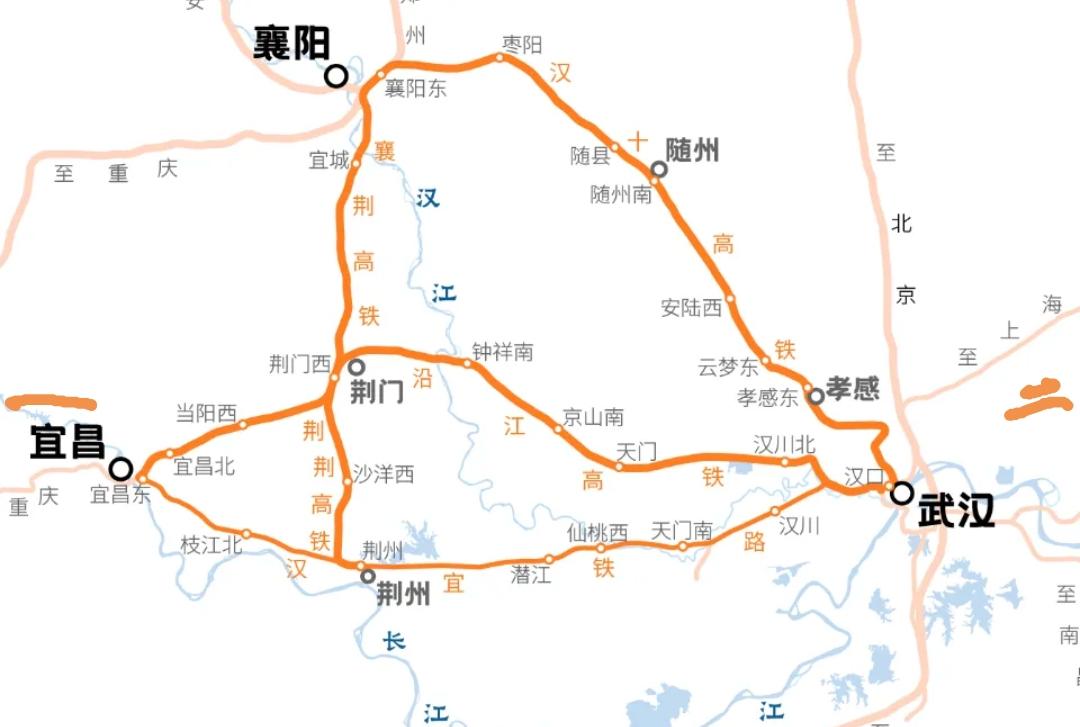 7月1日调图，汉口⇋宜昌北的3对69分钟标杆车全砍，改停天门的G343/346要