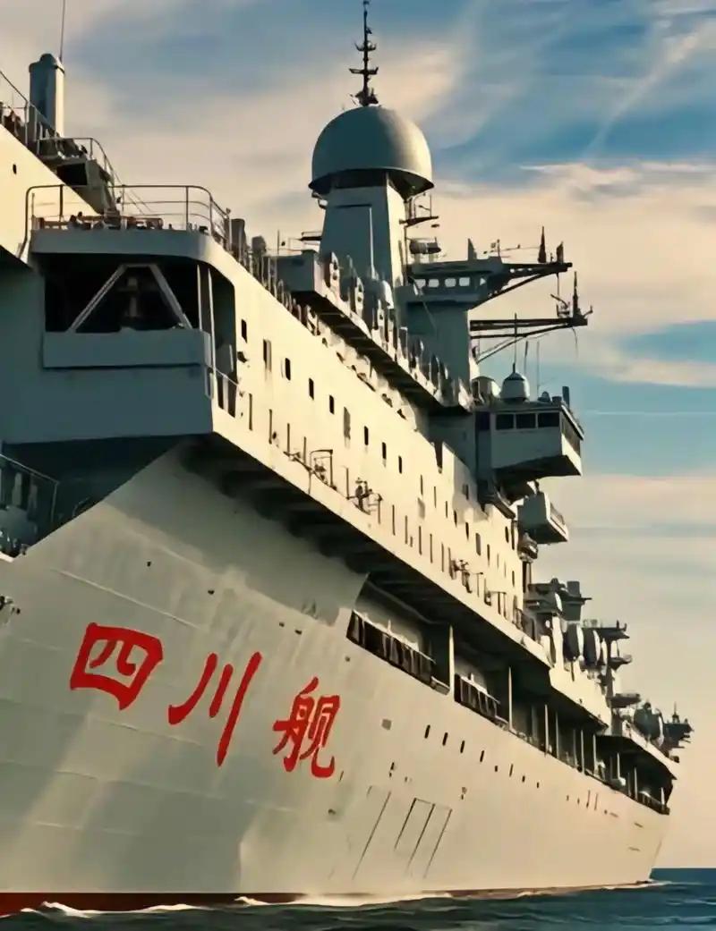 076四川舰配电磁弹射南下，四万吨两栖舰为啥实质是航母？6月中旬，上海某军港，