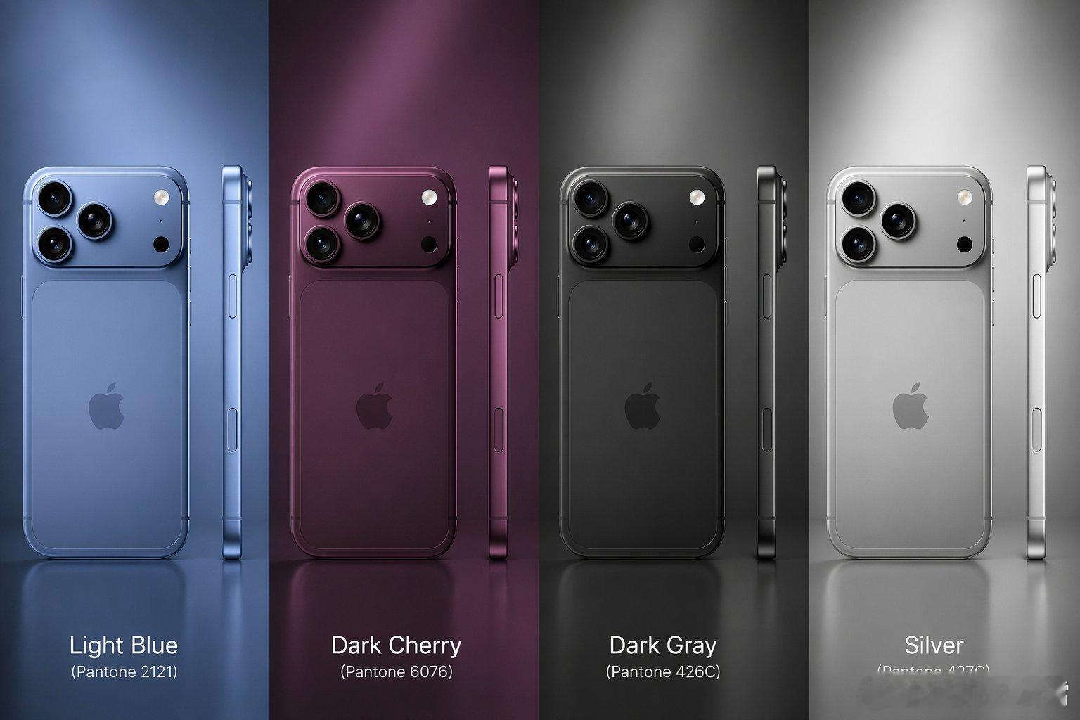 iPhone18Pro蓝色曝光基本可以实锤，iPhone18Pro系列的相机盖