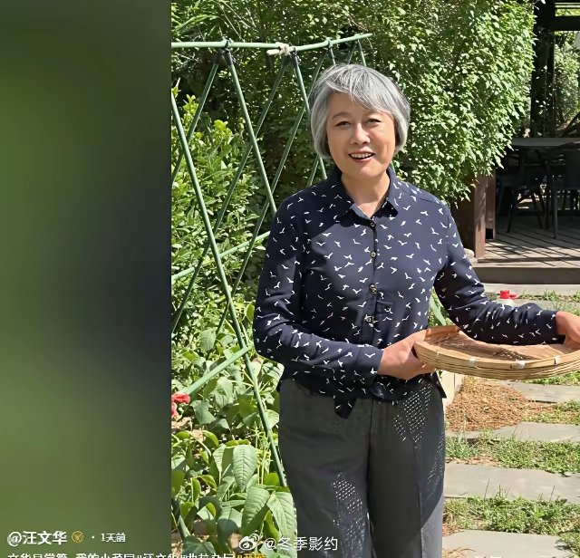 71岁央视名嘴汪文华隐居黄山，满头白发天天种菜。当年为了工作跟老公分居17年，如
