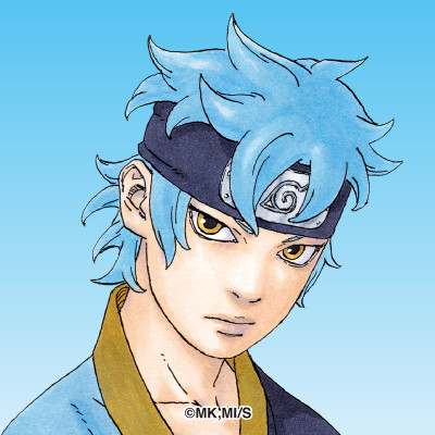 『火影忍者官方』每破一万粉就会发布一个原画头像以示庆祝是的没错是池本的原画（