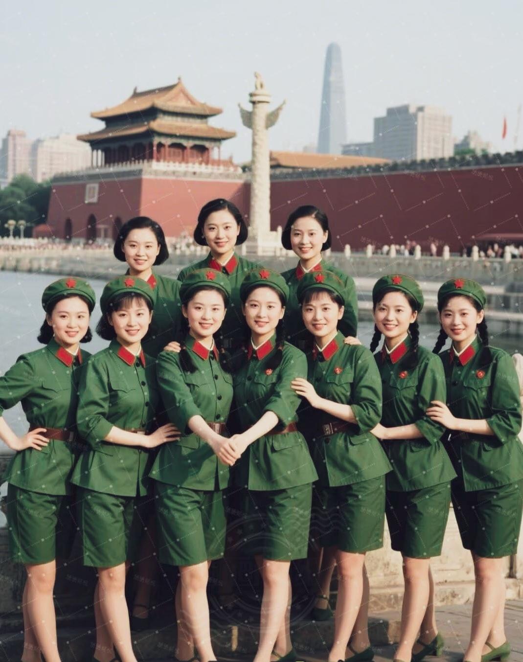 女兵，女兵，我们相聚在北京…八一女兵北京女兵