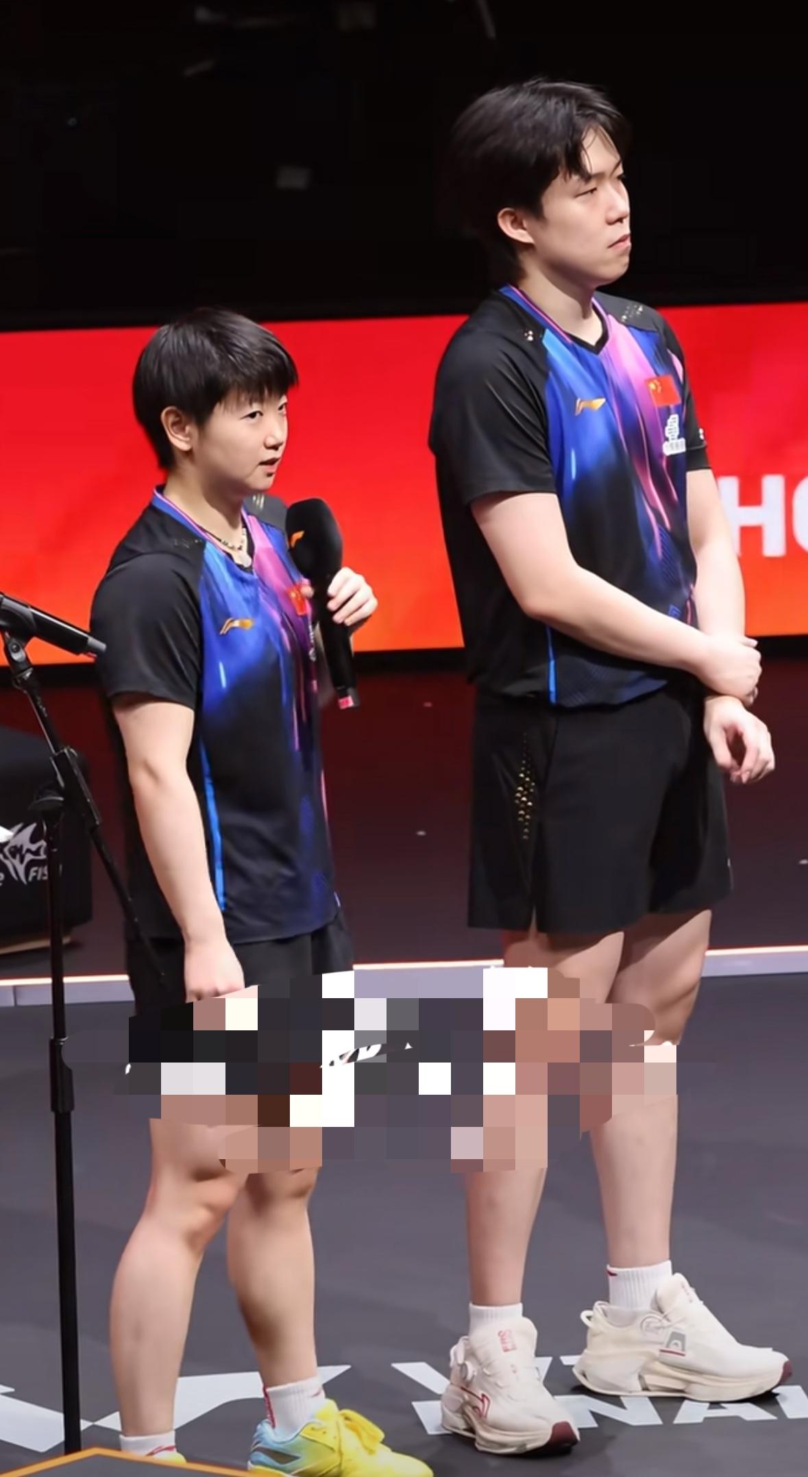 莎头晋级决赛后孙颖莎说：混双配合8年，已经非常默契！12月13日，香港总决