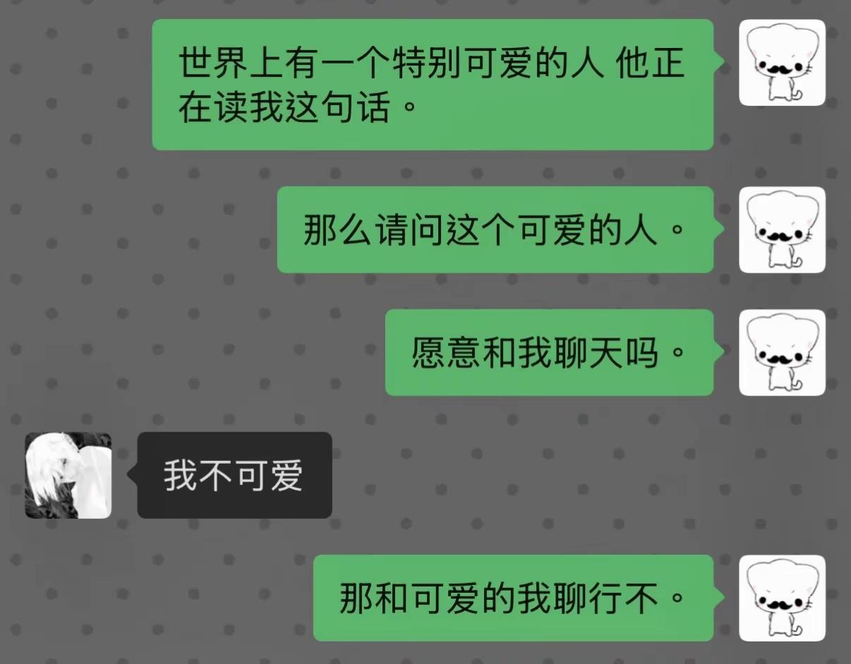 男神这期又在装高冷吧…聊天记录女追男