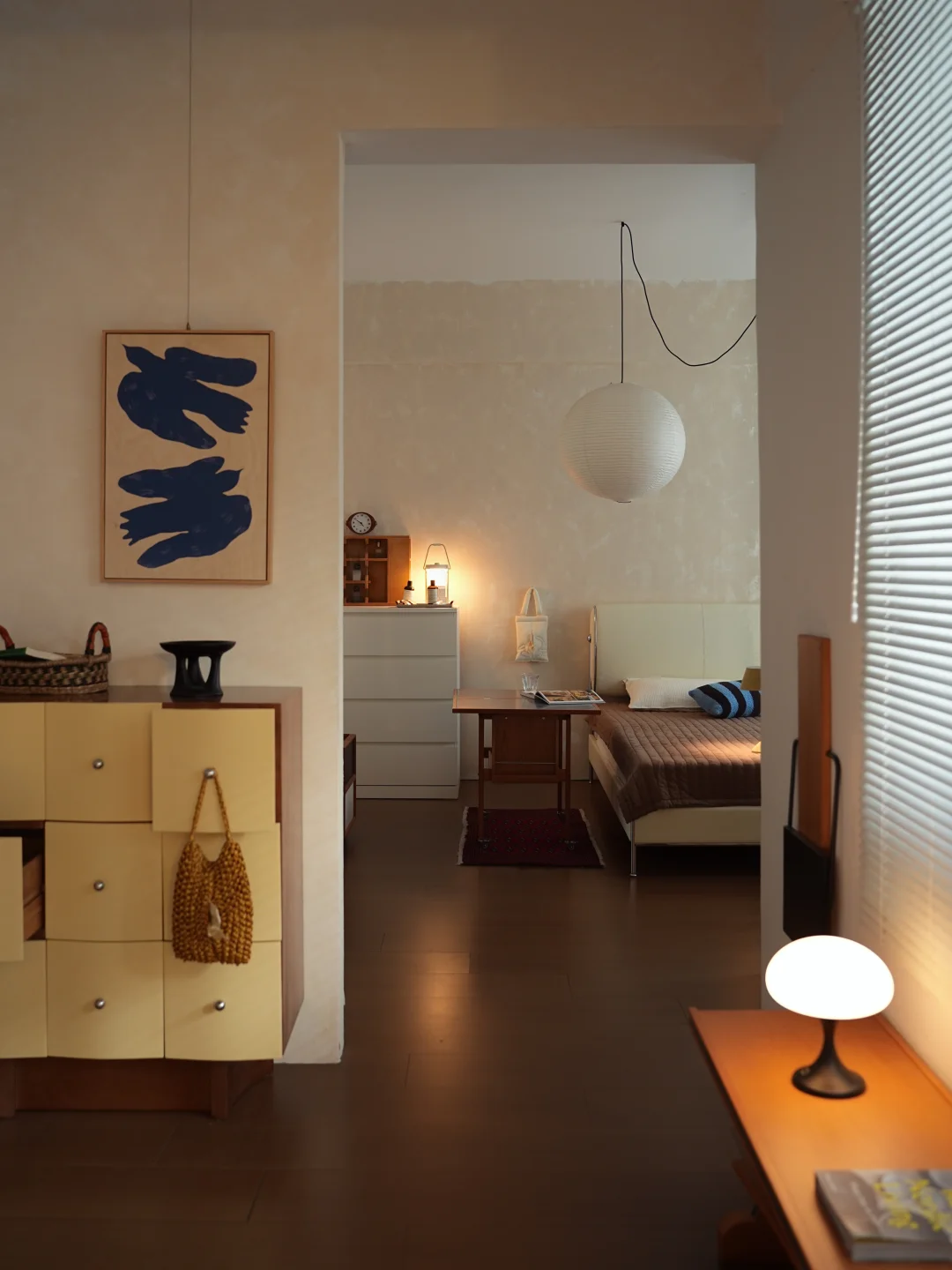 换季更新卧室，布置中古色彩的小窝🤎