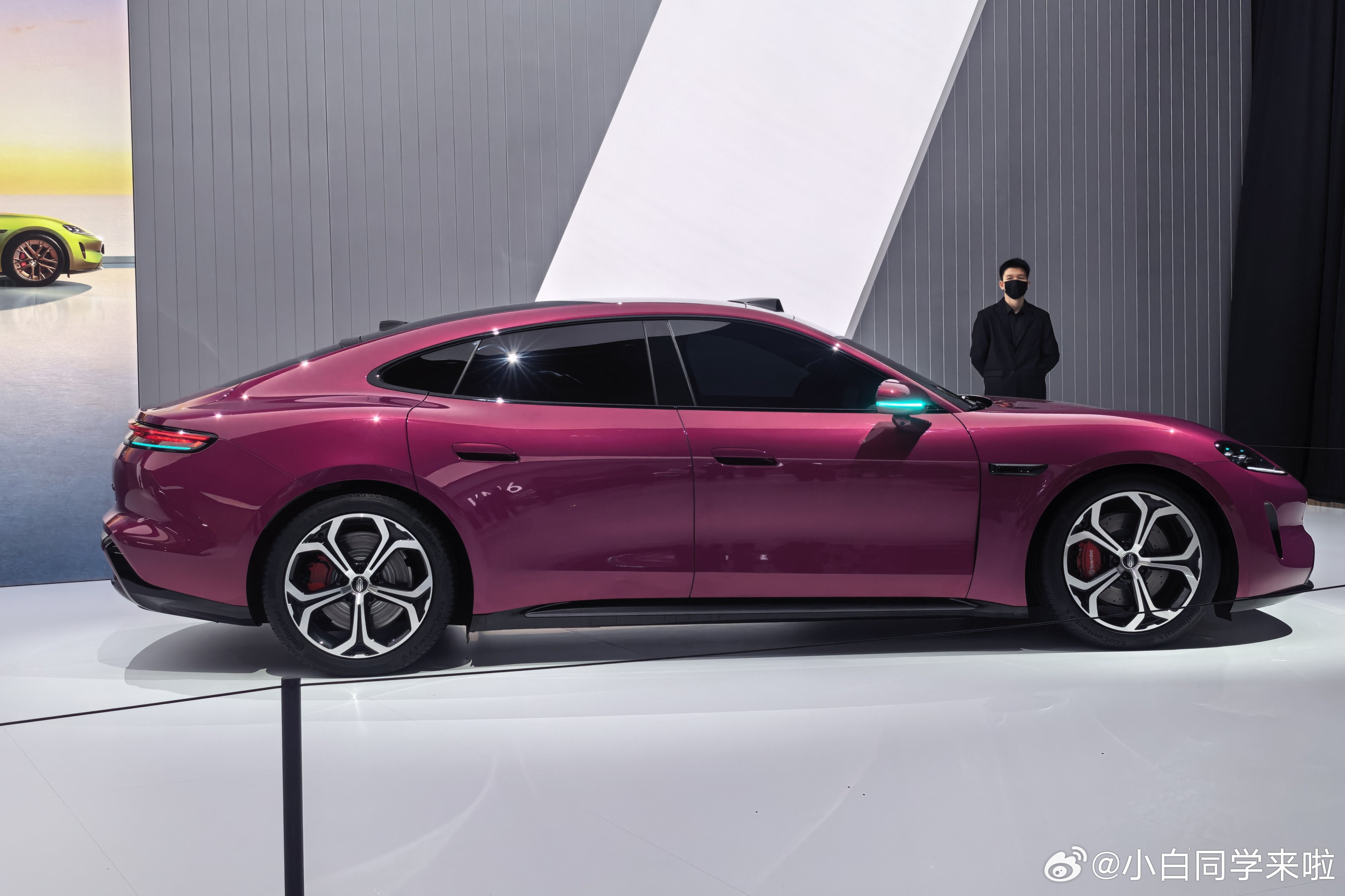 昨天探馆拍摄的尚界Z7/Z7T竟然忘发，这造型确实很讨喜。尚界z7新能源汽车