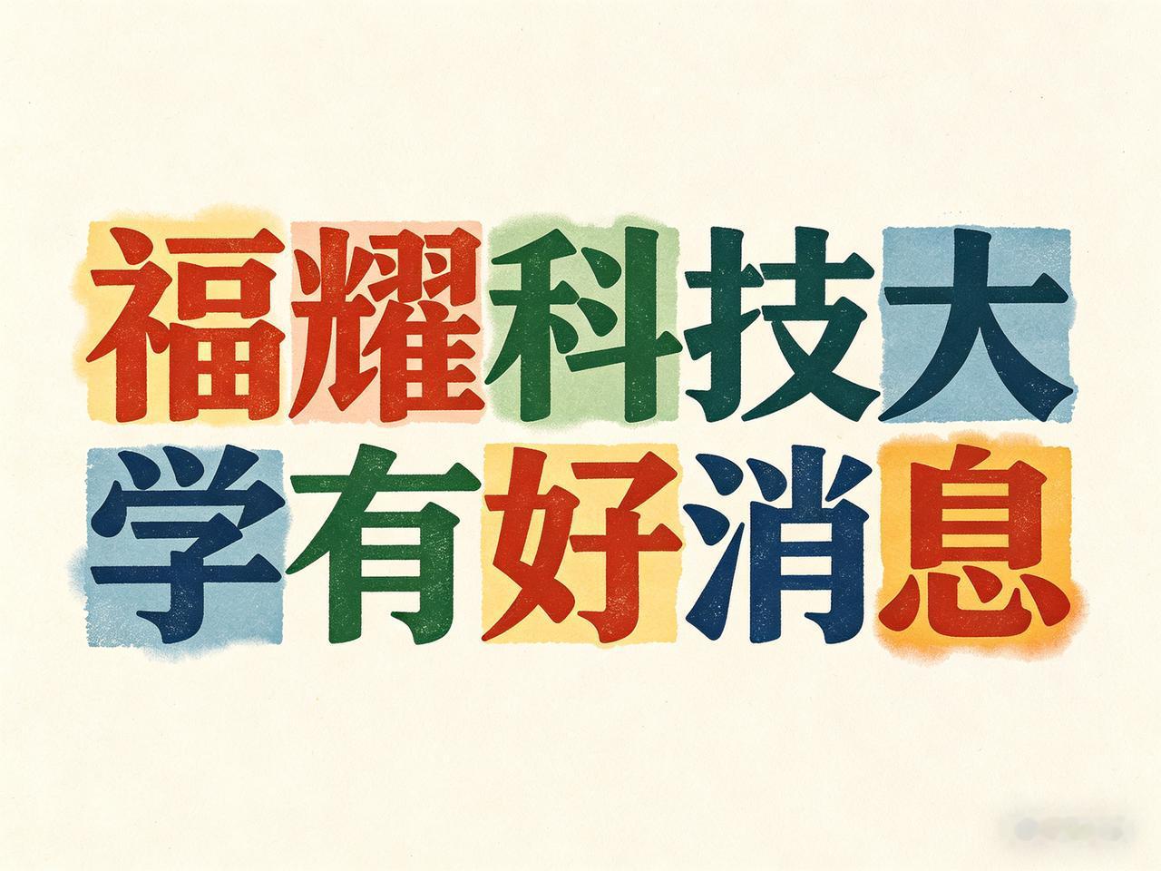 福耀科技大学有好消息！2026年高考招生新增5个专业，目前共有9个专业，去年