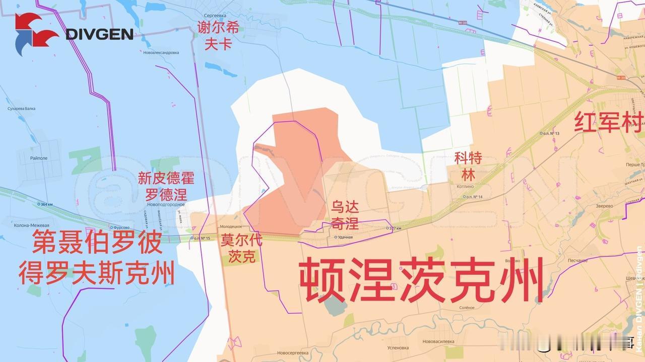 1月11日箭头社更新俄乌战报：图一：俄罗斯中央军区部队已从乌达奇涅村西北部向