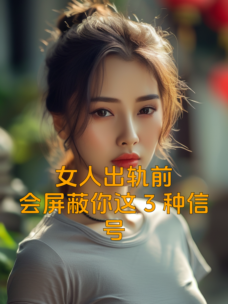 女人出轨前，会屏蔽你这3种信号！