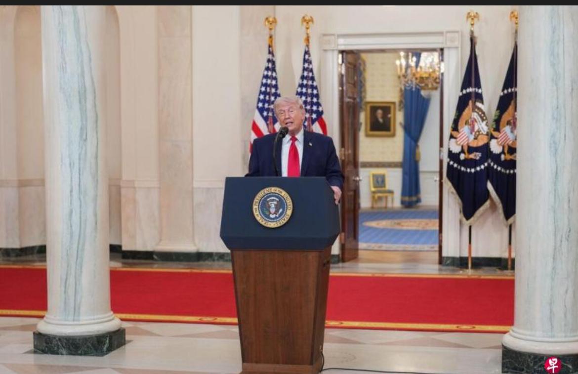 特朗普今天（4月2日）罕见地在黄金时段发表讲话，称这场战争取得成功。特朗普说：