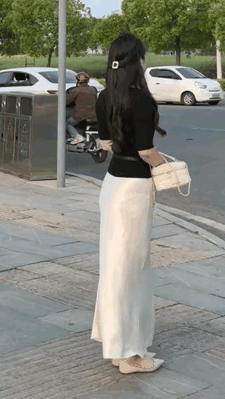 这裙子的摆动为什么能这么好看