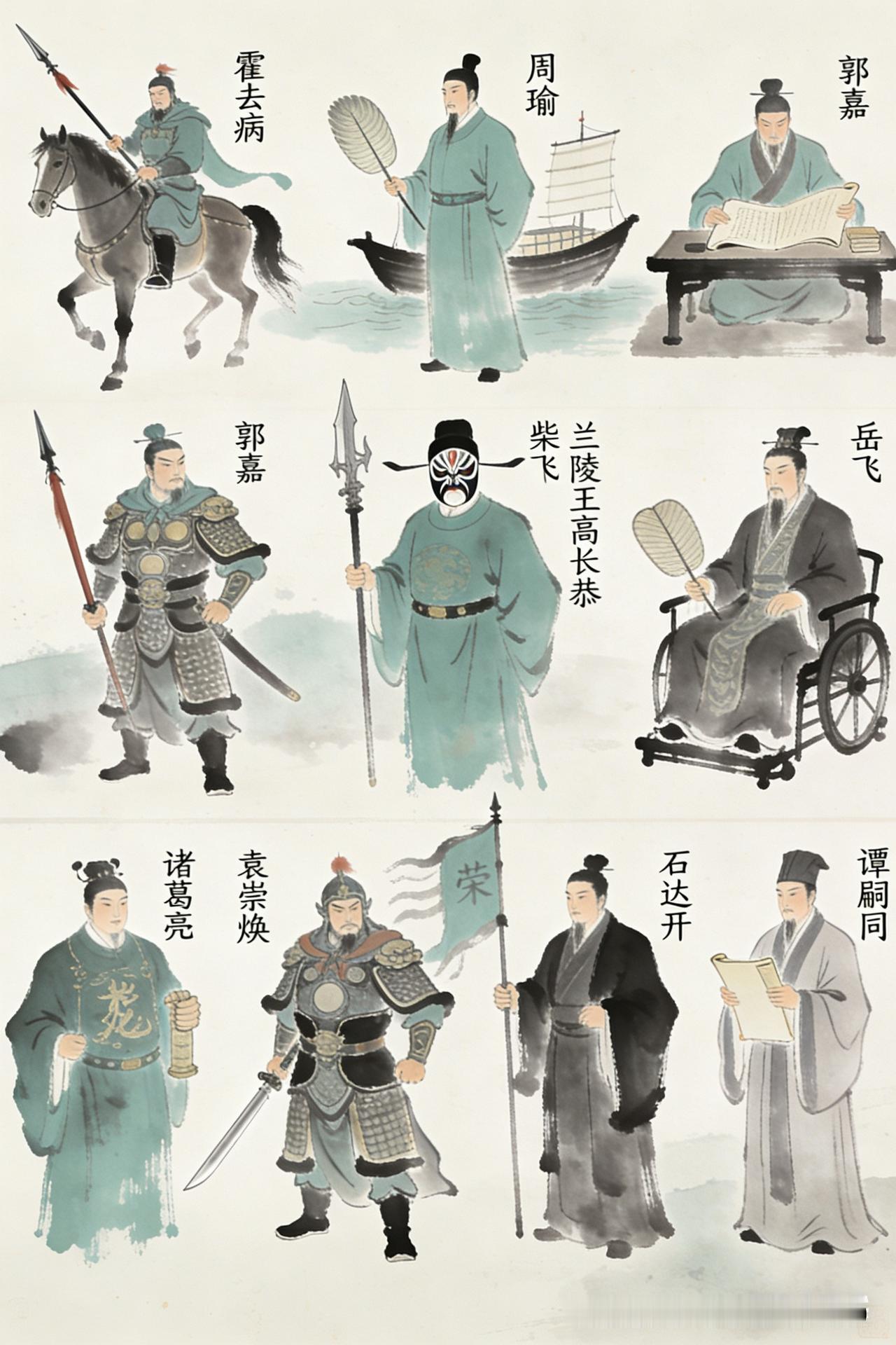 中国历史上死得最让人惋惜的10个人，个个意难平！1. 霍去病，24岁病逝，