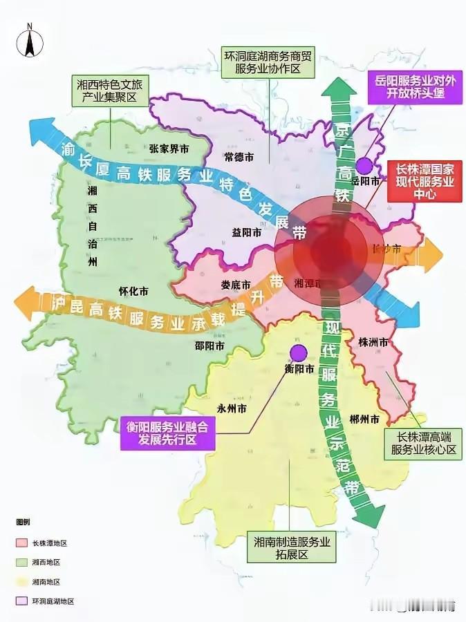 株洲的发展究竟是向南推进更合适，还是向北拓展更妥当？往南走，株洲能和自家下辖的