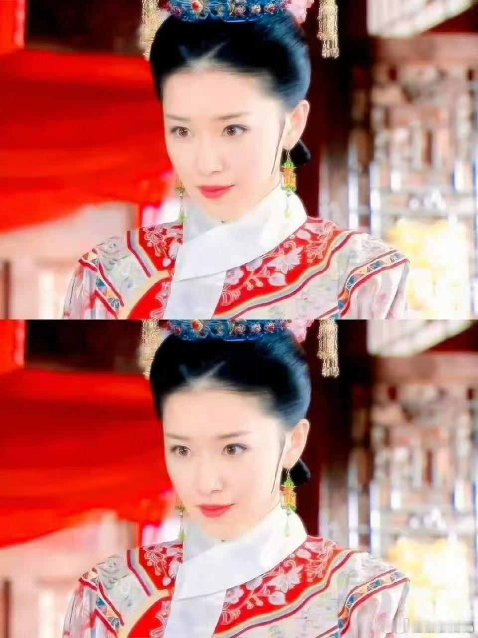 阚清子复刻欣荣格格乘风2026看到阚清子的格格造型，瞬间想起新还珠里的欣荣，颜值