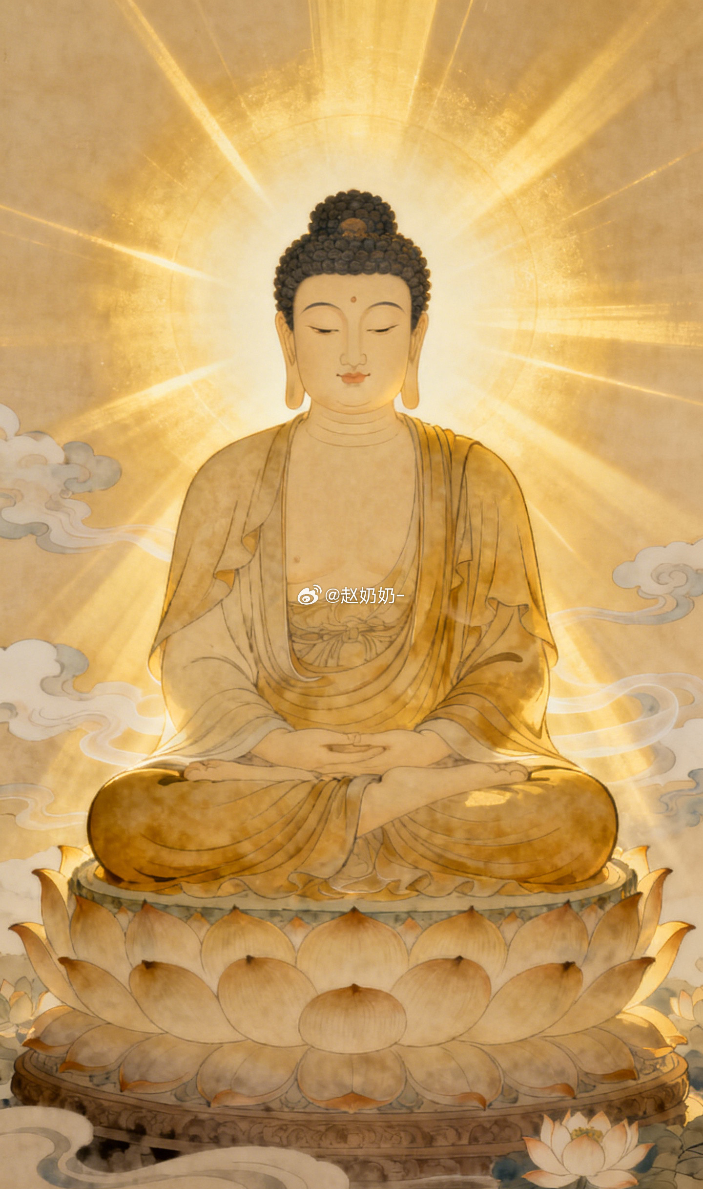 释迦牟尼佛悲悯娑婆众生，业重者减业，福薄者增福，孤苦无依者，佛不曾忘。祈福祈愿