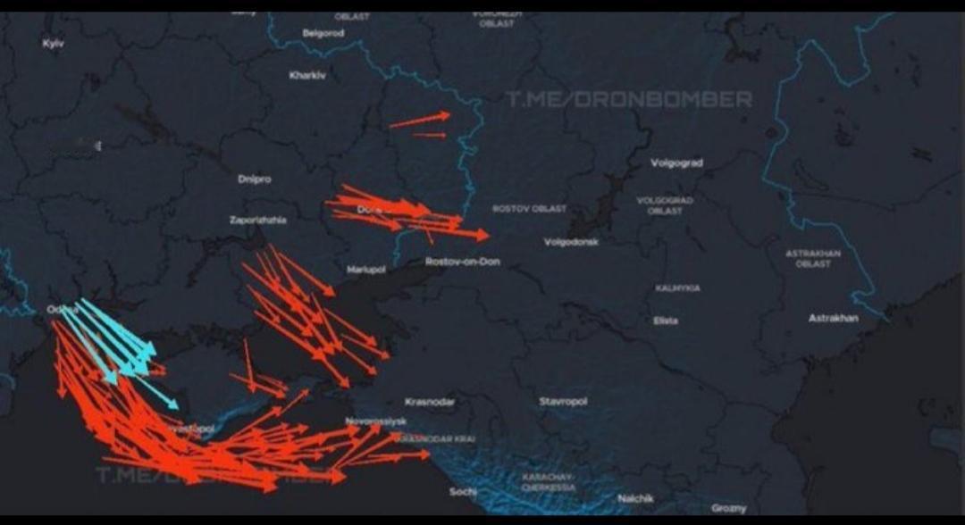 乌克兰对俄发动大规模袭击乌克兰发起针对克里米亚及俄罗斯南部的重大导弹与无人机