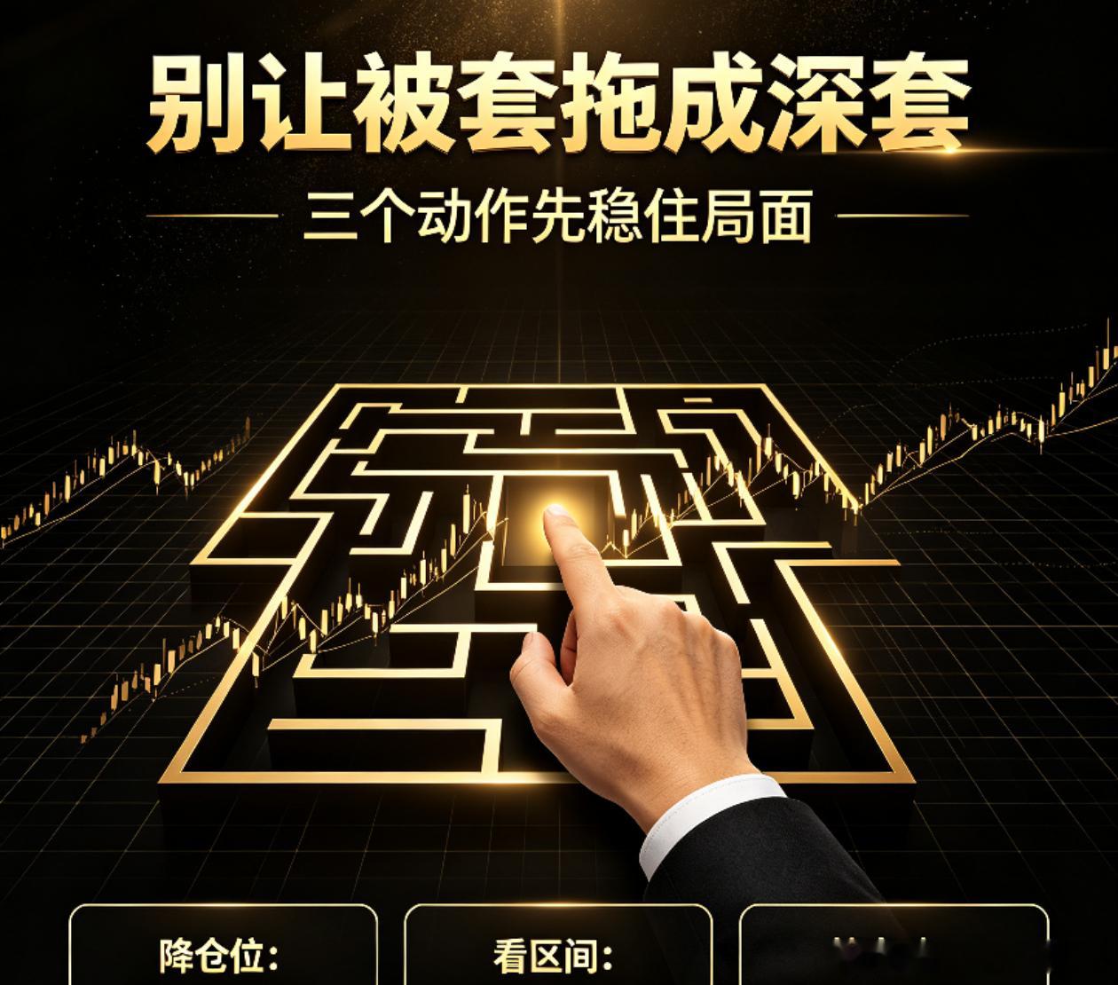 持仓被套的朋友先冷静下来。被套本身不可怕，可怕的是心态崩盘之后盲目操作，小套硬生