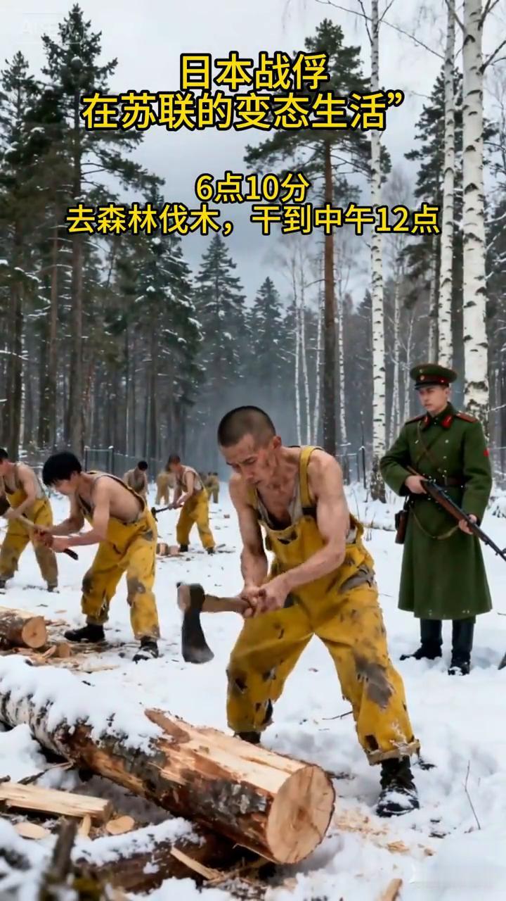 日本战俘在苏联的变态生活。凌晨五点，在严寒与饥饿中被苏军叫醒。6点开始吃早餐，