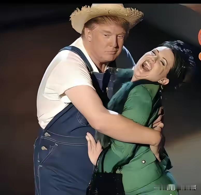 画面中的这个男子，长得太像老特了，也不知道这是一张真实的照片，还是AI生成的效果